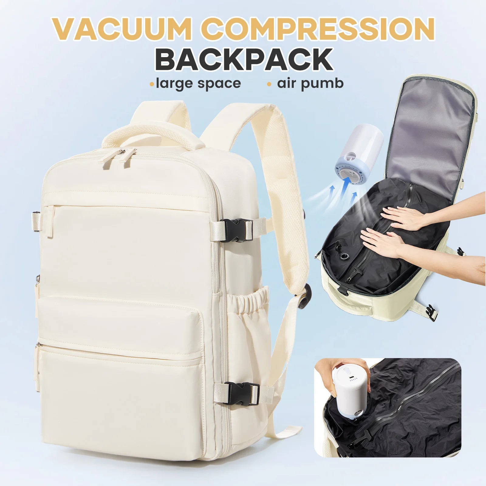 Ultimate Cabin Backpack – Airline Approved, Compression & Laptop Friendly